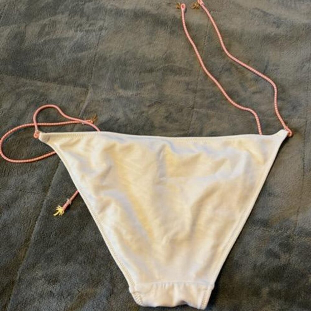Victoria's Secret   white  the teeny bikini bottom